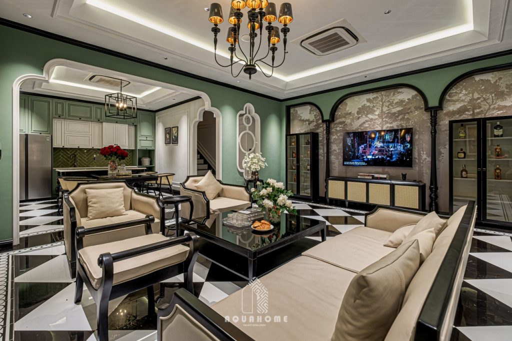 Phòng khách C807 Villa Hạ Long Sun Feria 