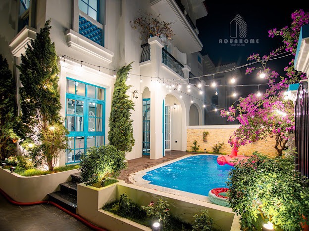 Bể bơi tại C807 Villa Hạ Long Sun Feria 