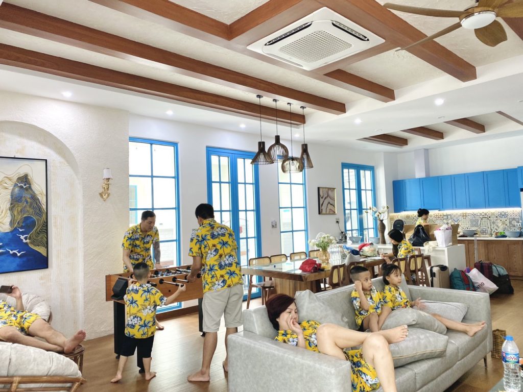 Phòng khách C307 Villa Hạ Long Sun Feria 